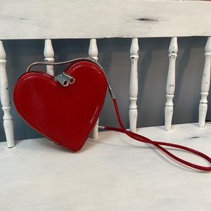 Rebecca Minkoff like new red heart bag